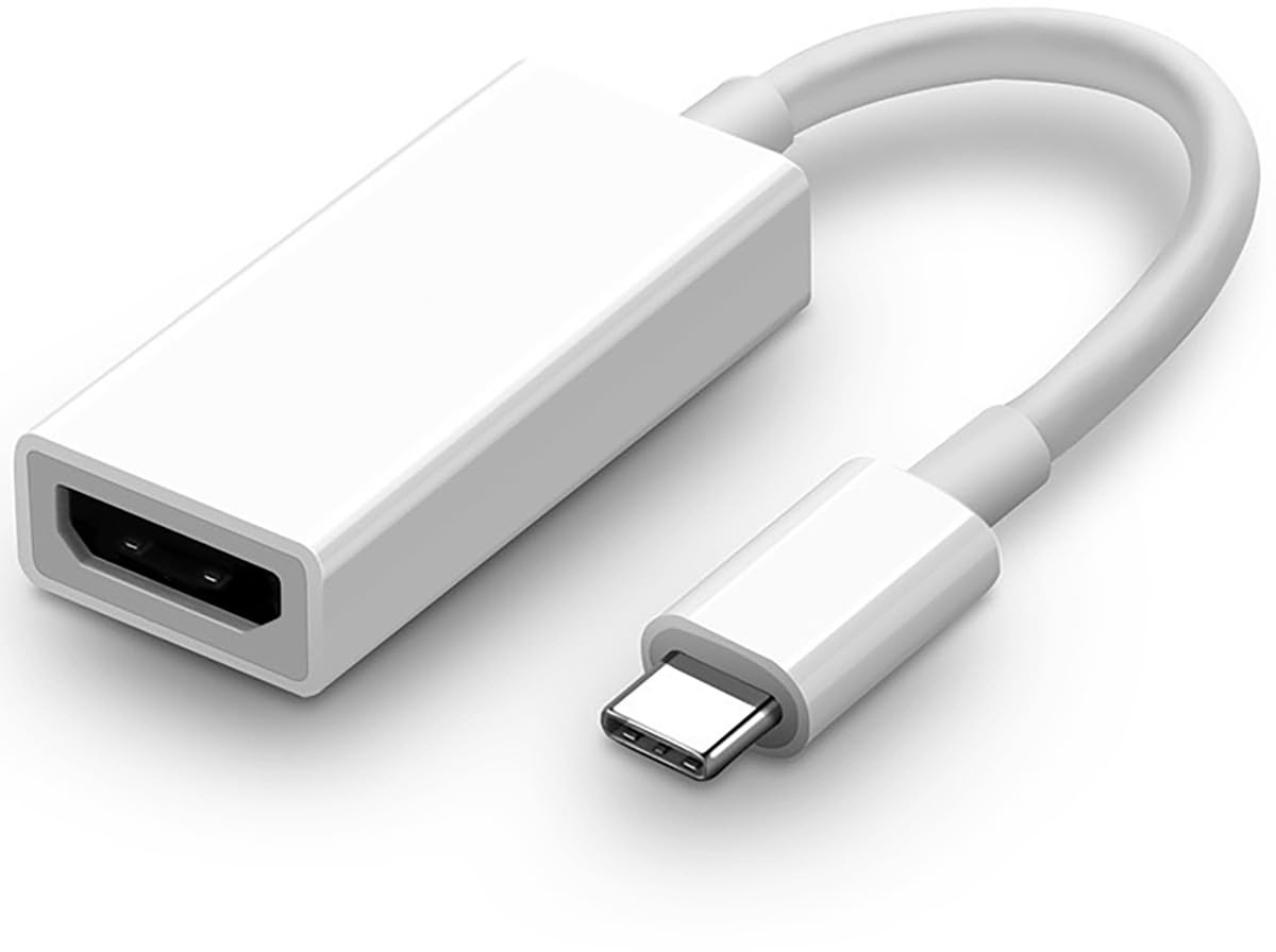 Hatuge USB C auf HDMI Adapter 4K @ 60Hz Apple MFi Zertifiziert USB Type-C Digital AV HDMI Buchse Konverter für Apple iPhone 15 Pro/Max MacBook Pro/Air iPad Pro iMac Galaxy S23 Surface XPS und mehr