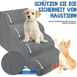 Famanu Hundetreppe für Bett und Sofa - 72,4 x 39,9 x 52,1 cm
