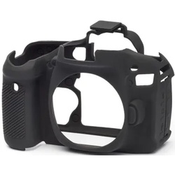 EASYCOVER Silikonprotector schwarz für Canon 80D