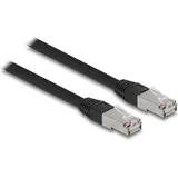 DeLock RJ45 Netzwerkkabel Cat.6A S/FTP PE Outdoor 15 m schwarz