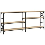 vidaXL Konsolentisch Sonoma-Eiche 180x29x76,5 cm Holzwerkstoff