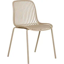 VCM Gartenstuhl Branson sandfarben 4er Set