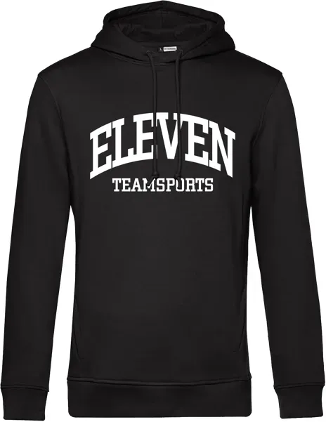 11teamsports ELEVEN Hoody Schwarz Weiss