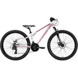 Bikestar Hardtail MTB Sport. 26 Zoll 21 Gang weiß/pink WEISS 33 CM