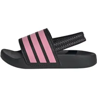 Adidas Adilette ESTRAP Slides Infants RUTSCHEN, core Black/Bliss pink/core