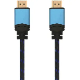 AISENS HDMI-Kabel A120-0360 HDMI Typ A (Standard) 10 m Schwarz/Blau