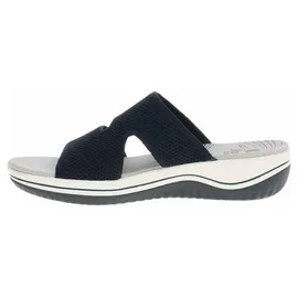 Jana Coshy Original – Die Hallux-freundliche Pantolette 8-27270-43 blau H-Weite