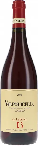 Valpolicella Classico DOC Ca ́ La Bionda 2024 BIO