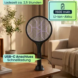 ideoon home Fliegenklatsche Elektrisch 2er-Set