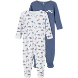 NAME IT 2er Set Jungen Schlafstrampler Bering Sea 62 - 62