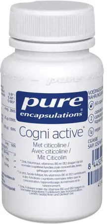 Pure Encapsulations Cogni Aktiv Mit Citicoline Nahrungsergänzungsmittel 60 Kapseln