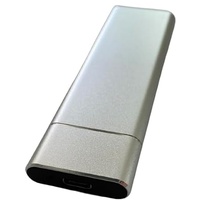 SSD Externe Festplatte 1TB Silber Tragbar Universell Einsetzbar Spielekonsole Notebook PC TV Gaming Business Zuverlässige Speicherlösung Aluminium