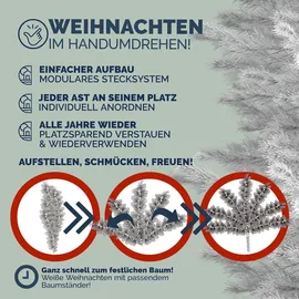 CASARIA CASARIA® Weihnachtsbaum Weiß