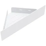 doporro Duschablage ohne Bohren Ecke, Duschregal ohne Bohren zum Kleben, Eckregal Bad, Badregal ohne Bohren, Badezimmer Organizer, Wandregal für Shampoo und Duschgel, Sandweiß Reglo-07