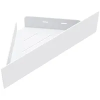 doporro Duschablage ohne Bohren Ecke, Weiß, Duschregal Ecke, Badregal