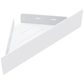 doporro Duschablage ohne Bohren Ecke, Duschregal ohne Bohren zum Kleben, Eckregal Bad, Badregal ohne Bohren, Badezimmer Organizer, Wandregal für Shampoo und Duschgel, Sandweiß Reglo-07