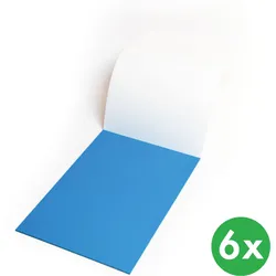 Elektrostatische Markierungsfolie Symbioflipcharts 500 x 700 mm, blau