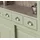 Casa Padrino Weinschrank 103 x 36 x 210 cm Hellgrün / Grau