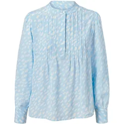 Tchibo - Bluse mit Print - Damen - Gr. 44 - hellblau/print