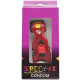 Scherzartikel handbemaltes Kondom - Ferrari - Condom Spaßartikel Geschenk zum Geburtstag oder Junggesellenabschied für Männer und Frauen