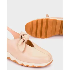 Wonders für Damen. C-7602 Lederschuhe Simon02 beige 39 3 bis 5 cm, Keine, Lässig