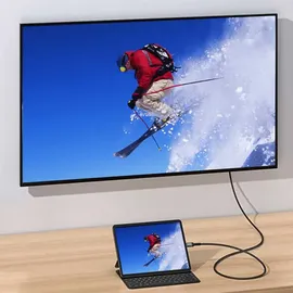 Equip USB-C zu HDMI Kabel 1,0 m Schwarz/Grau