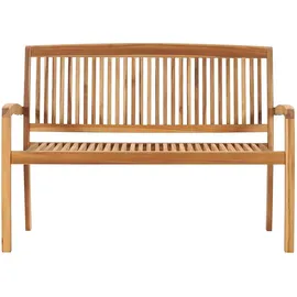 vidaXL Gartenbank 128,5 x 60 x 91 cm Braun
