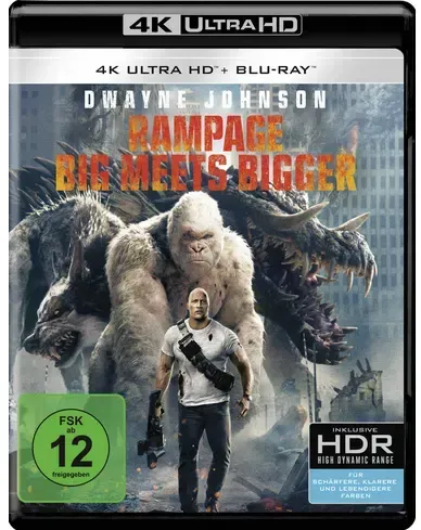 Rampage - Big Meets Bigger  (4K Ultra HD) (+ Blu-ray 2D)