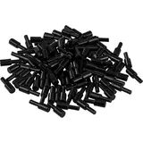 Gedotec Tablarträger Fach-Bodenträger SCHWARZ - SAPHIR Stahl vernickelt| Bohr-Ø 3 mm | Regalboden-Träger für Holzböden - Holztablare | Regalträger Stahl verzinkt | 100 Stück - Regal-Halterungen rund