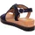 Gabor Damen Keilsandalen, Frauen Sandalen,Moderate Mehrweite (G),offene schuhe,strandschuhe,keilsandaletten,blue (Kork/schw.),39 EU / 6 UK - 39 EU