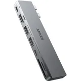 Anker 547 USB-C Hub (7-in-2, für MacBook, in Grau