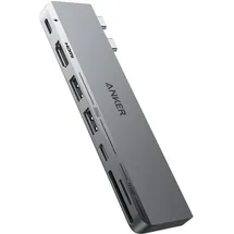 Anker 547 USB-C Hub (7-in-2, für MacBook, in Grau