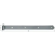 GAH Alberts Ladenband B.60mm L.1200x60mm S.8mm D.20mm STA TZN rd GAH