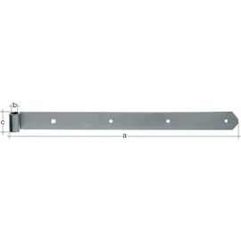 GAH Alberts Ladenband B.60mm L.1200x60mm S.8mm D.20mm STA TZN rd GAH