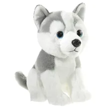 HEUNEC Medi Mi Husky 18 cm Grau/Weiß