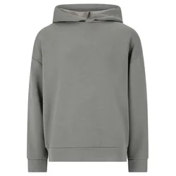 Kapuzensweatshirt ENDURANCE "Timmia", Kinder, Gr. 128, grau, 51% Polyester, 44% Modal, 5% Elasthan, unifarben, casual, normal, ohne Ausschnitt, Langarm, Sweatshirts, mit kuscheligem Komfort
