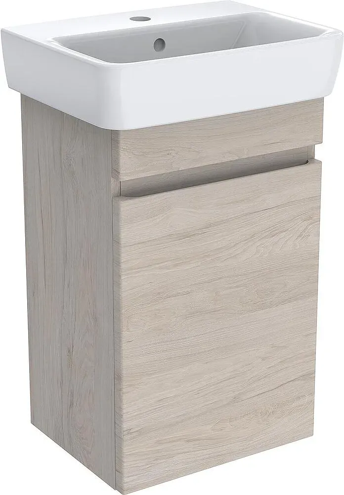 WTU+Keramik-WT Geberit Renova Plan 500x615x380 mm Nussbaum hickory hell