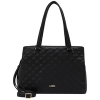 L.Credi Orsina Schultertasche 34 cm schwarz
