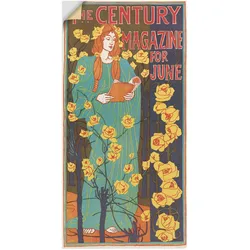 Artland Wandbild »The Century Magazine: June«, Magazincover, (1 St.), als Poster, Wandaufkleber in verschied. Größen Artland Farbe Bild(er): orange