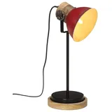 vidaXL Schreibtischlampe 25 W Rot 17x17x50 cm E27 vidaXL