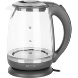 ECG RK 2020 Grey Glass Wasserkocher