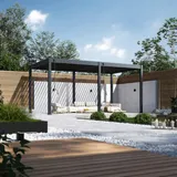 Weide Classic Pergola Voll Aliminium 3 x 5,3 m anthrazit