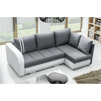 JVmoebel Ecksofa Design Ecksofa Couch Wohnlandschaft Schlafsofa Funktionssofa Eck, Mit Bettfunktion grau