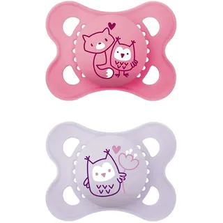 MAM Schnuller Original Pure Naturkautschuk, 0-6 Monate,