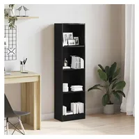 vidaXL Bücherregal 40 x 24 x 143 cm Schwarz