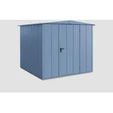 Hörmann Gerätehaus Elegant-S 2,58 x 2,48 m Taubenblau