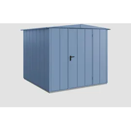 Hörmann Gerätehaus Elegant-S 2,58 x 2,48 m Taubenblau
