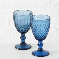 Boltze Weinglas Aurora 2er Set, blau