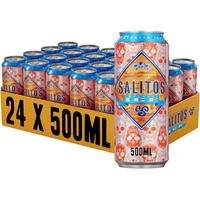 SALITOS ICE (24 x 0,5l) Dose - Mit dem Geschmack südamerikanischer Limonen - 5,2% Vol. - Perfekt fürs Wochenende oder an einem Abend mit seinen Freunden