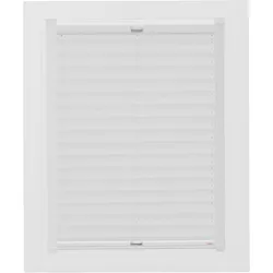 Dachfensterplissee SUNLINES "Young Style Energy Saving", weiß (weiß, weiß), B:117,40cm H:115,90cm, Obermaterial: 100% Polyester, Plissees, mit Energiespareffekt, mit Führungsschienen